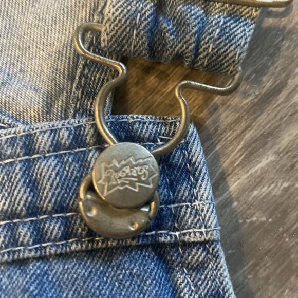 Vintage 1998 Nickelodeon Rugrats Denim Overall Dress Viacom Embroidered SZ 4 REA - Picture 5 of 16